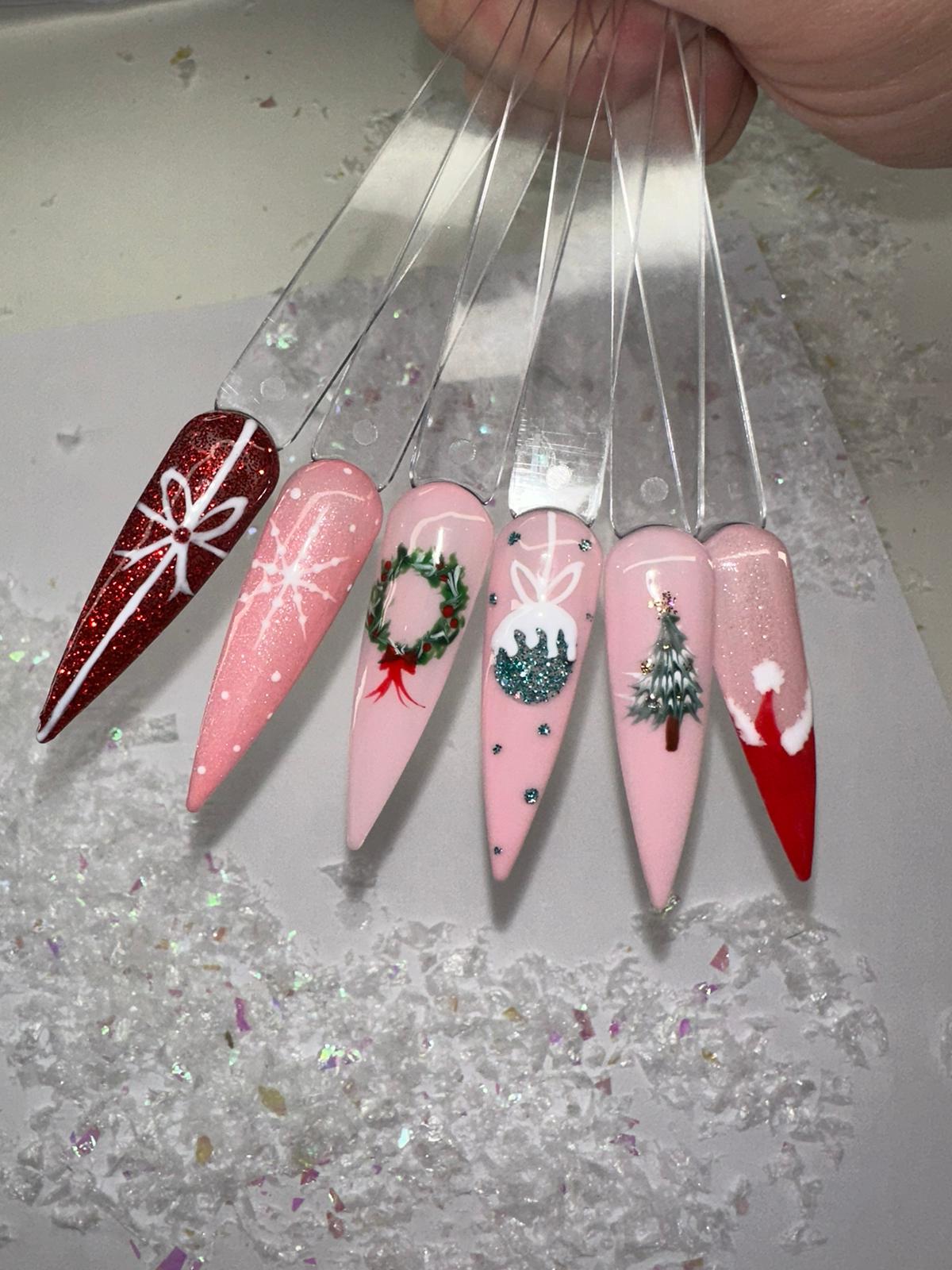 Christmas Nail Art Work Shop